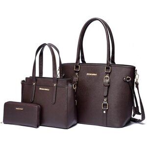 Montana West 3PCS Purses and Handbags for Women Tote Purse and Wallet Set